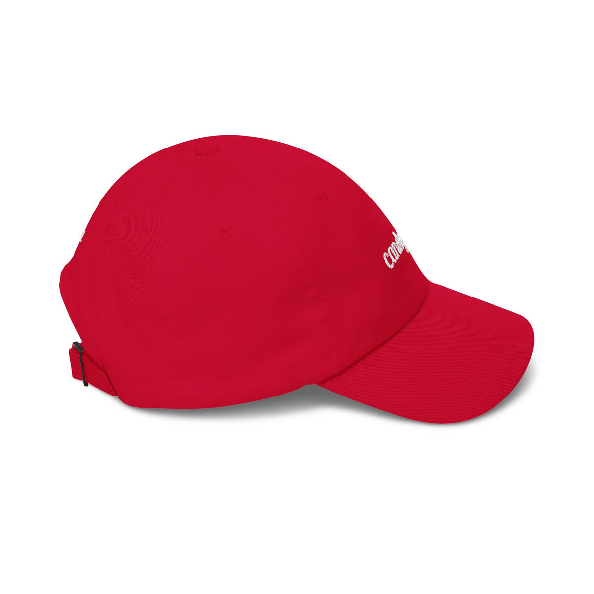 Classic Cap — "candy red" Embroidered Red Baseball Hat