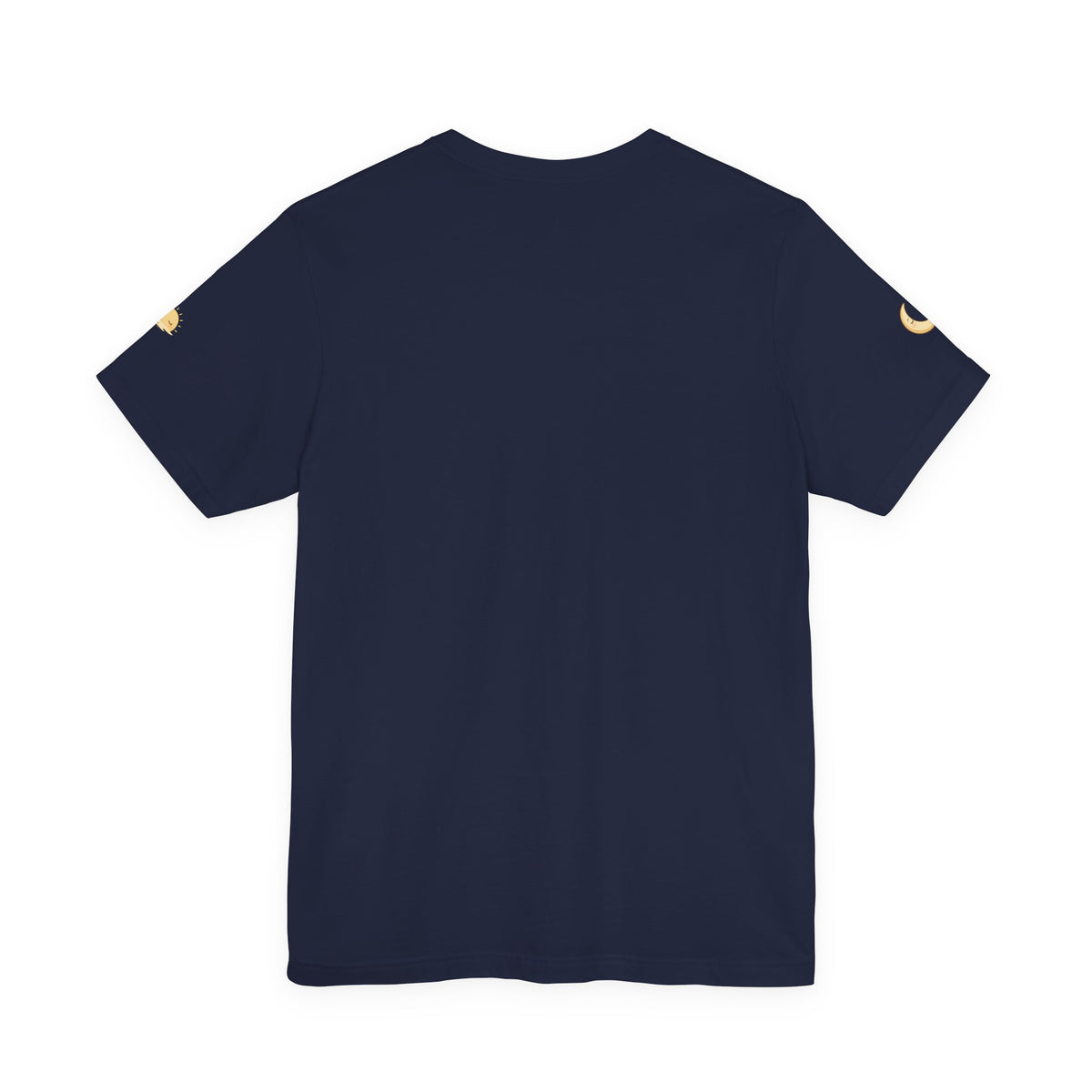 White Photo Portrait Tee — Square Close-Up Graphic T-Shirt
