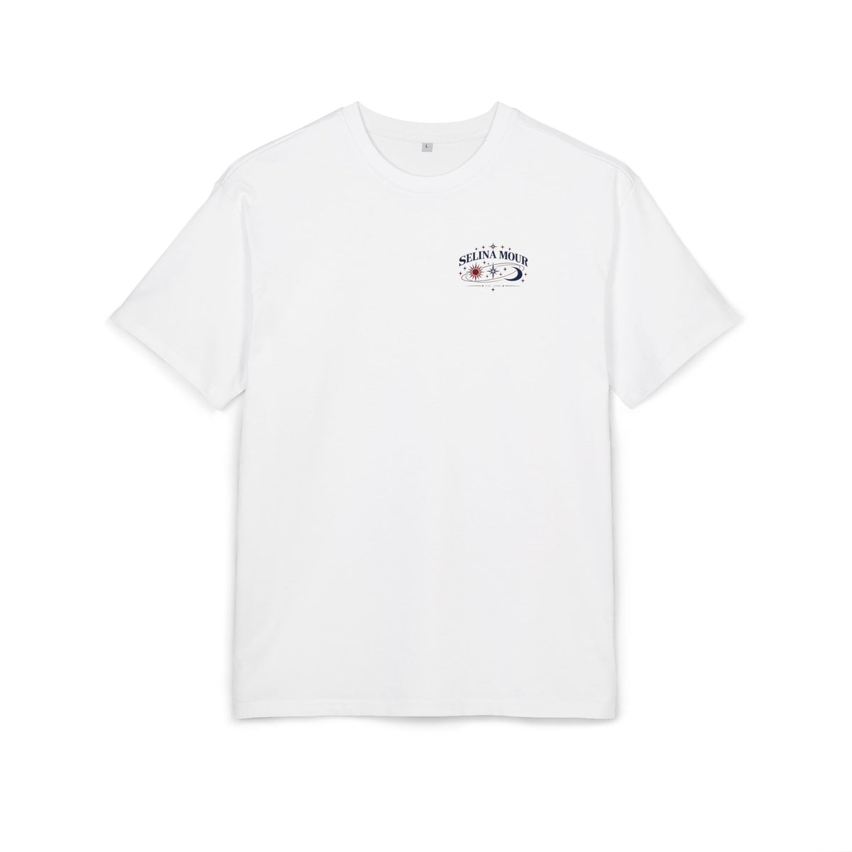 Astrology Graphic Tee — “In Jedem Universum / Ich werd dich nie vergessen” Oversized T‑Shirt