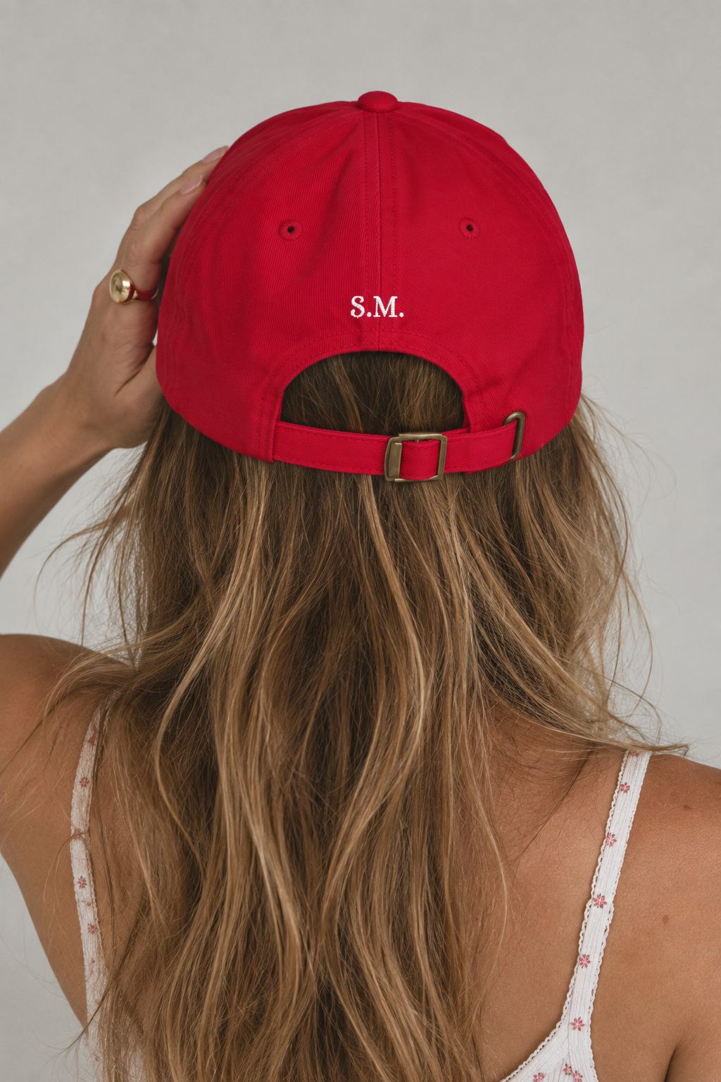 Classic Cap — "candy red" Embroidered Red Baseball Hat