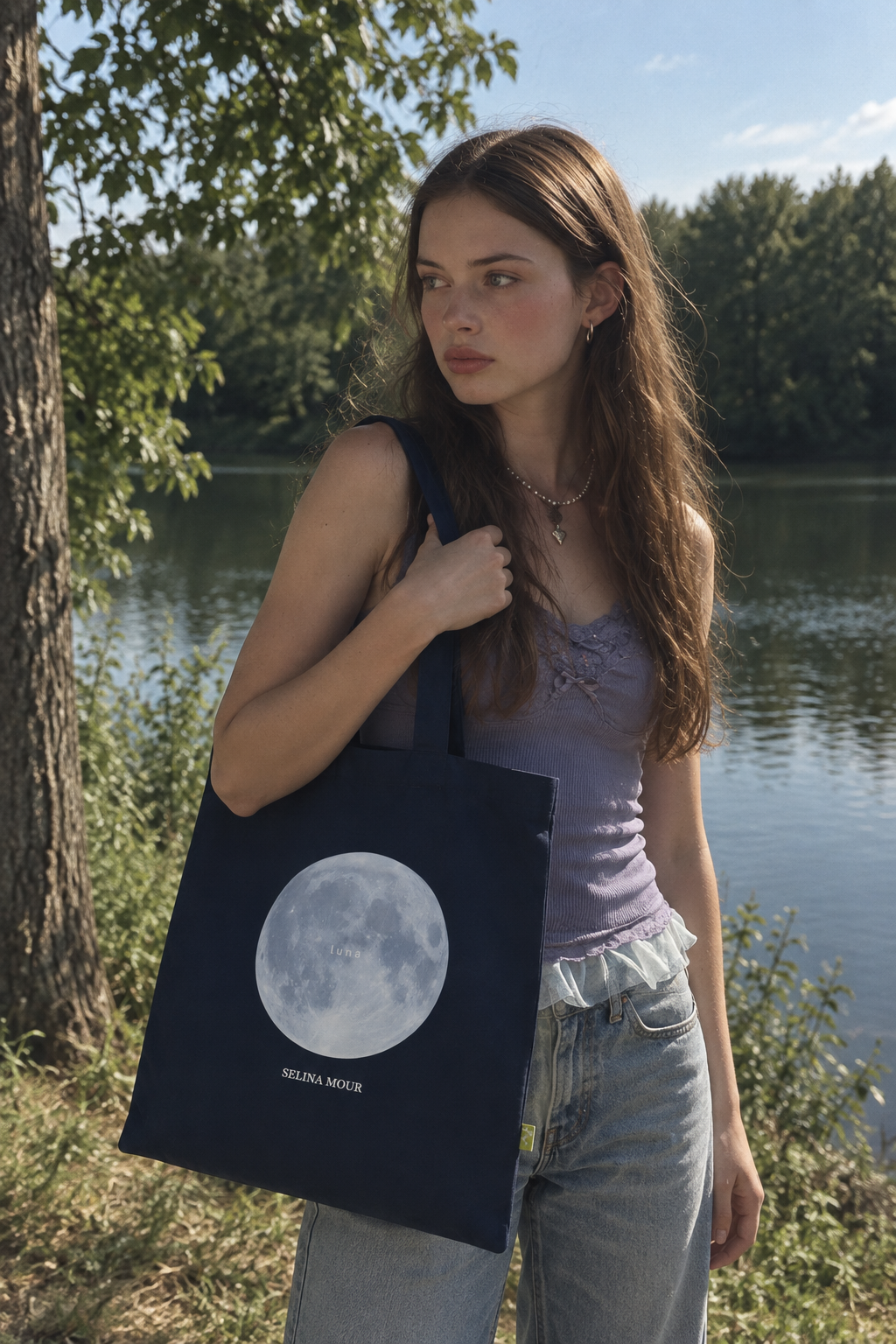 luna tote bag