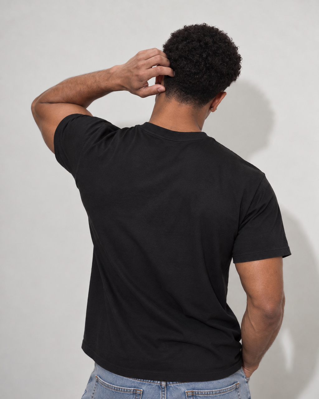 i love selina mour tee black